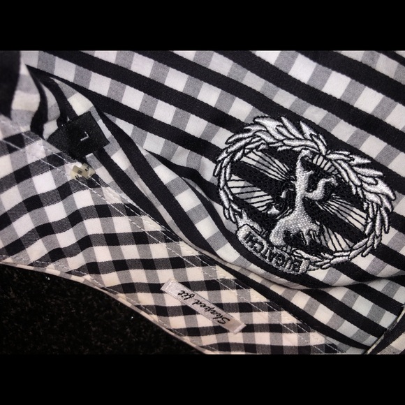 BUGATCHI CHECK DRESS SHIRT - Picture 3 of 3